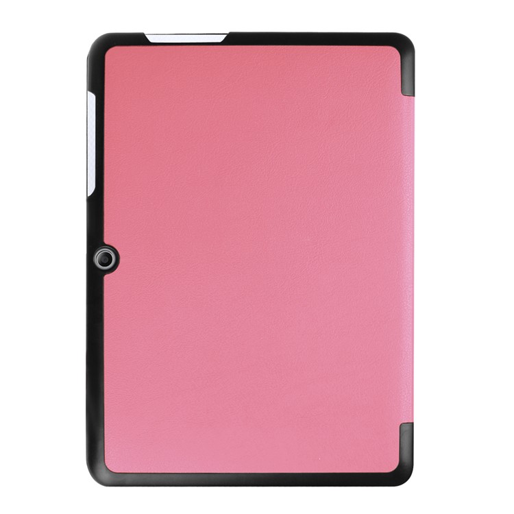 Tri-fold PU Leather Stand Cover for Acer Iconia One 10 B3-A20 - Pink-2