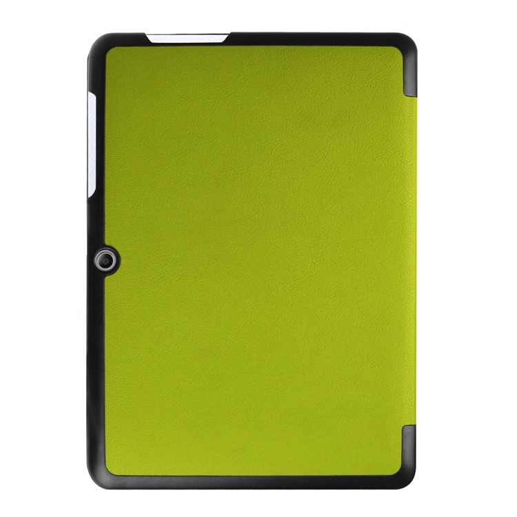 Tri-fold Stand Leather Case for Acer Iconia One 10 B3-A20 - Green-2