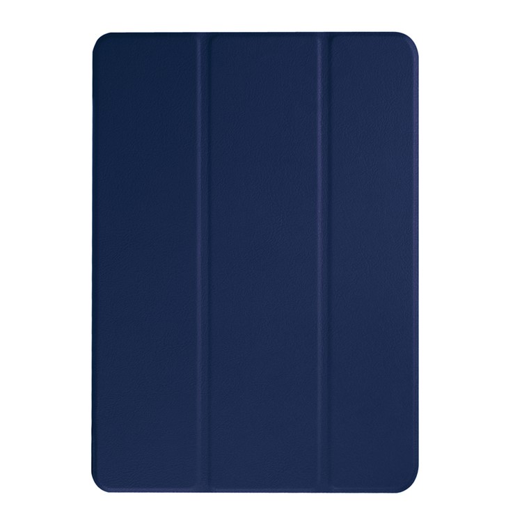 Tri-fold Stand Leather Case Cover for Acer Iconia One 10 B3-A20 - Dark Blue-1