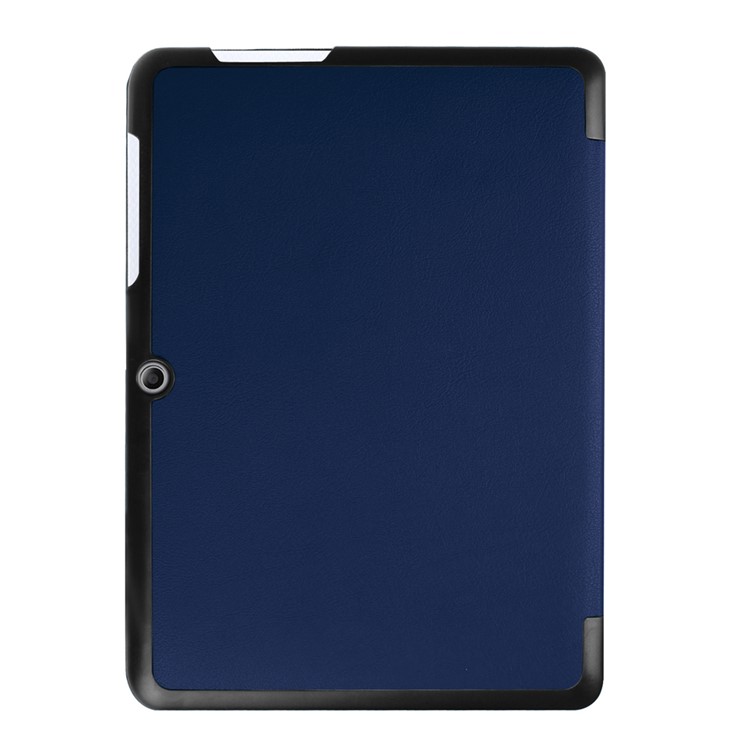 Tri-fold Stand Leather Case Cover for Acer Iconia One 10 B3-A20 - Dark Blue-2