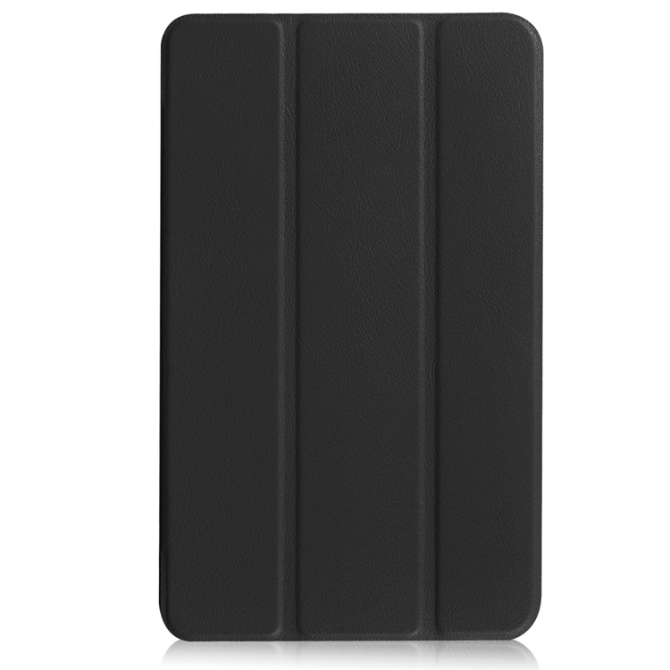 Tri-fold Stand Leather Case for Acer Iconia One 8 B1-850 - Black-2