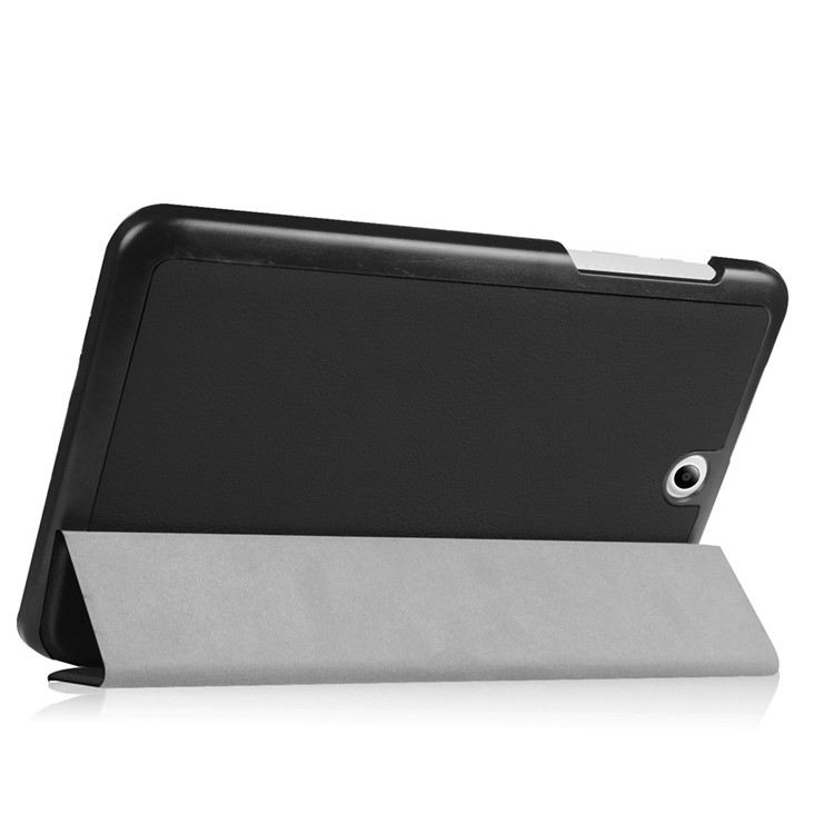 Tri-fold Stand Leather Case for Acer Iconia One 8 B1-850 - Black-5