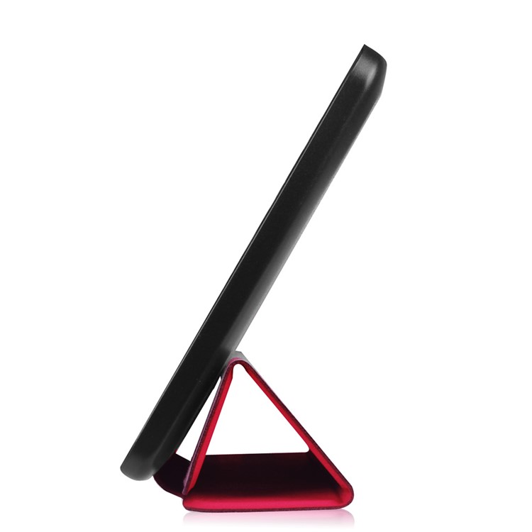 Tri-fold Stand Leather Case Cover for Acer Iconia One 8 B1-850 - Red-6