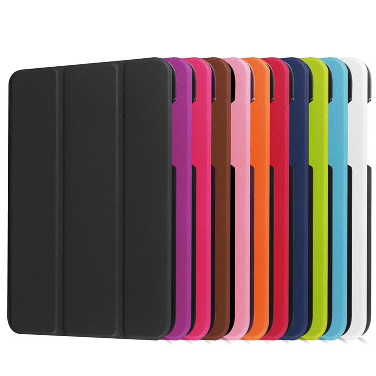 Tri-fold Stand Leather Protective Case for Acer Iconia One 8 B1-850 - Orange-11