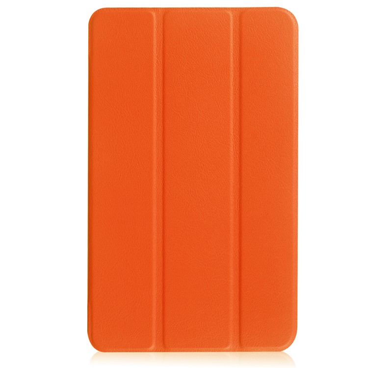 Tri-fold Stand Leather Protective Case for Acer Iconia One 8 B1-850 - Orange-2