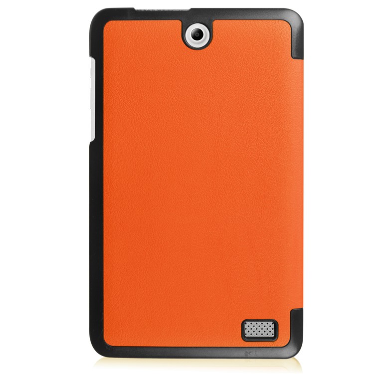 Tri-fold Stand Leather Protective Case for Acer Iconia One 8 B1-850 - Orange-3