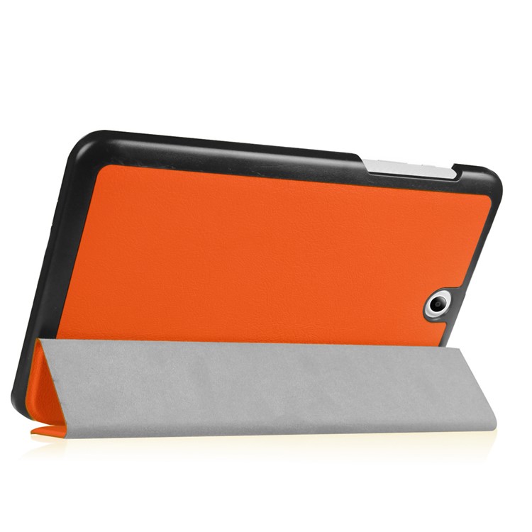 Tri-fold Stand Leather Protective Case for Acer Iconia One 8 B1-850 - Orange-5