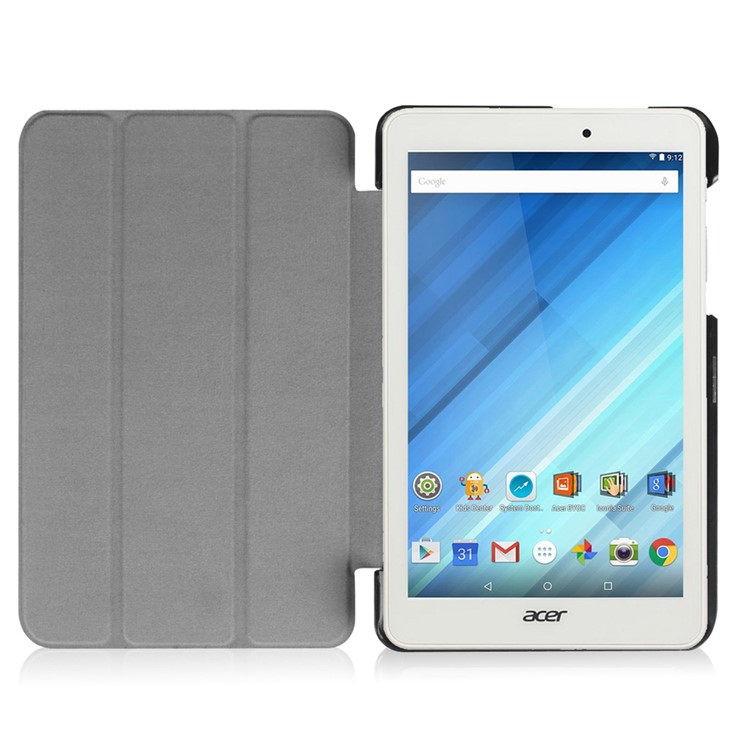 Tri-fold Stand Leather Protective Case for Acer Iconia One 8 B1-850 - Orange-9