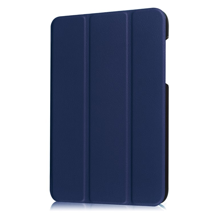 Leather Case Cover with Tri-fold Stand for Acer Iconia One 8 B1-850 - Dark Blue-8