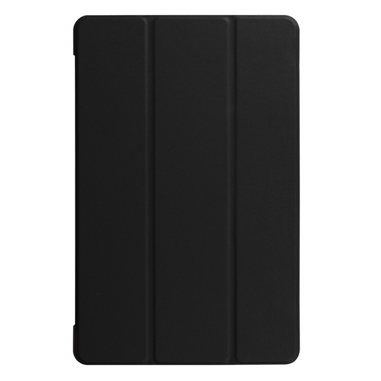 Tri-fold Leather Stand Case for Acer Iconia One 10 B3-A30 - Black-2