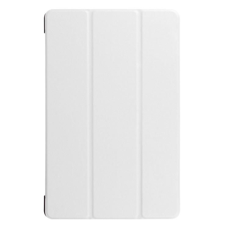 Tri-fold Leather Stand Cover for Acer Iconia One 10 B3-A30 - White-2
