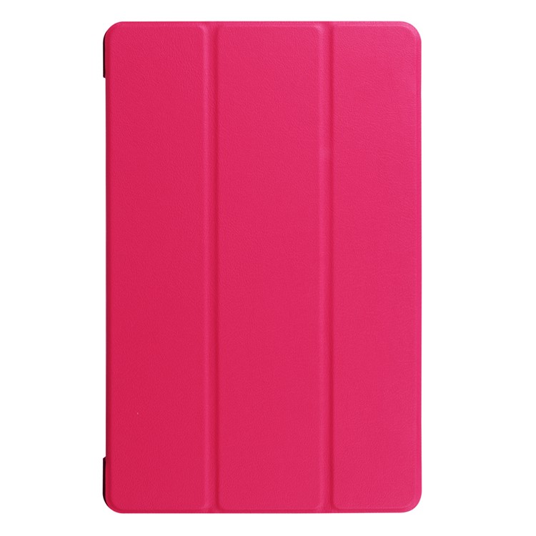Tri-fold Stand Leather Folio Case for Acer Iconia One 10 B3-A30 - Rose-2