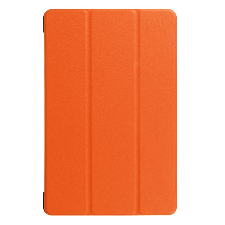 Tri-fold Stand Leather Protective Shell for Acer Iconia One 10 B3-A30 - Orange-2
