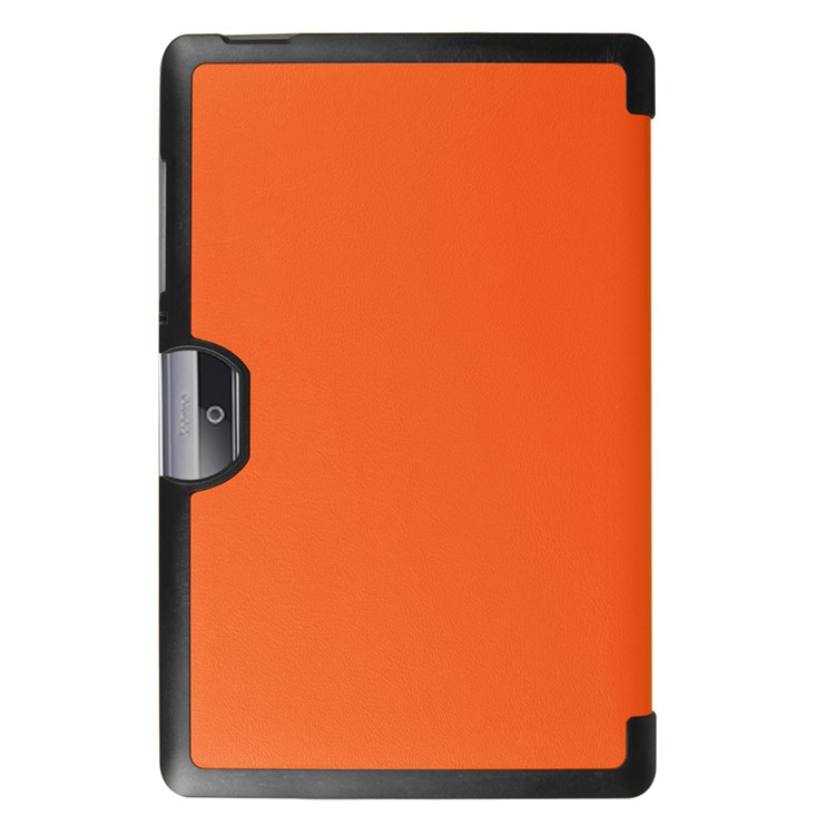Tri-fold Stand Leather Protective Shell for Acer Iconia One 10 B3-A30 - Orange-3
