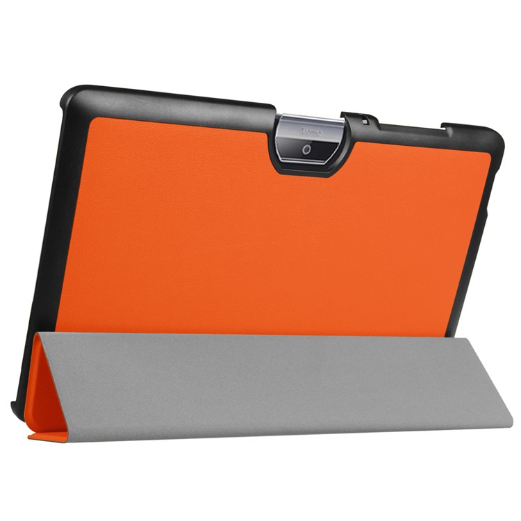 Tri-fold Stand Leather Protective Shell for Acer Iconia One 10 B3-A30 - Orange-5