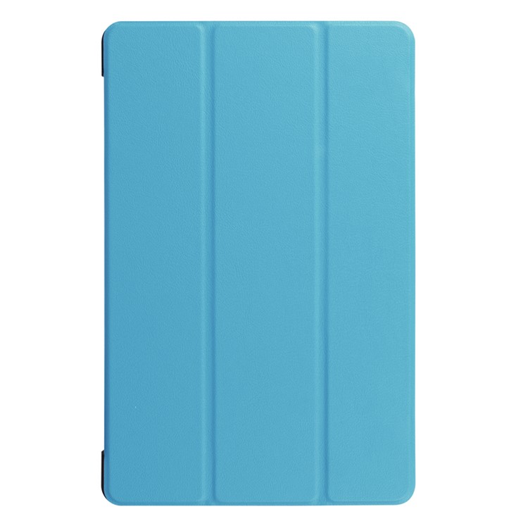 Tri-fold Leather Stand Case Protector for Acer Iconia One 10 B3-A30 - Baby Blue-2