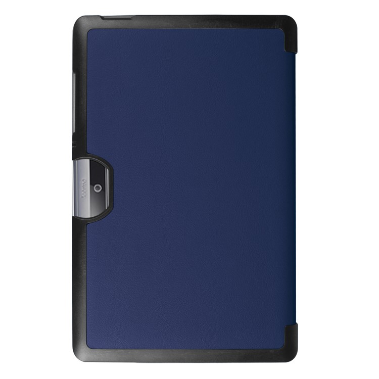 PU Leather Tri-fold Stand Case for Acer Iconia One 10 B3-A30 - Dark Blue-3