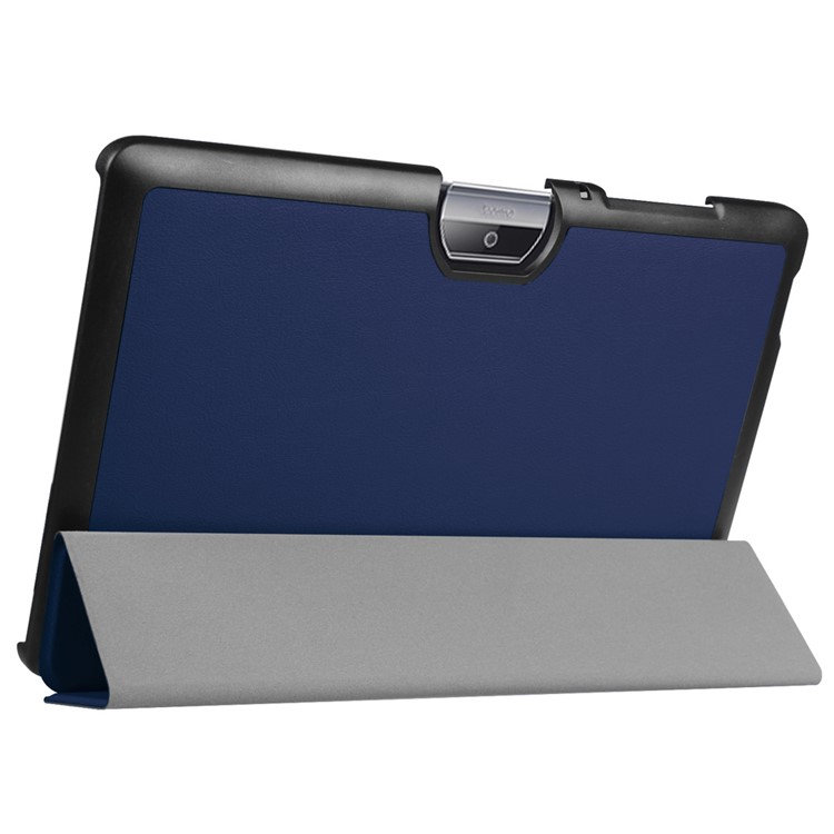 PU Leather Tri-fold Stand Case for Acer Iconia One 10 B3-A30 - Dark Blue-5