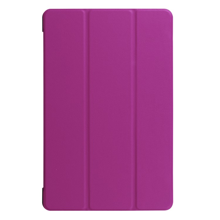 Flip Leather Tri-fold Stand Cover for Acer Iconia One 10 B3-A30 - Purple-2