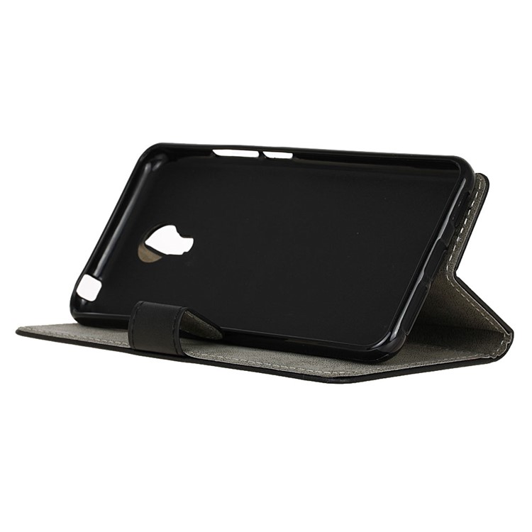 Wallet Leather Stand Case for Acer Liquid Z6 Plus - Black-5