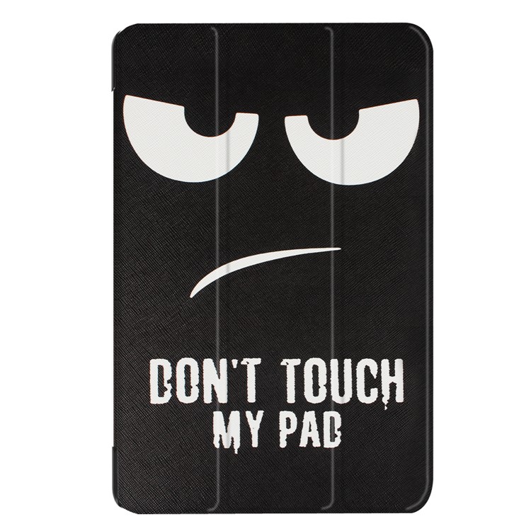 Patterned Leather Tri-fold Flip Cover for Acer Iconia One 10 B3-A30 - Do Not Touch My Pad-2