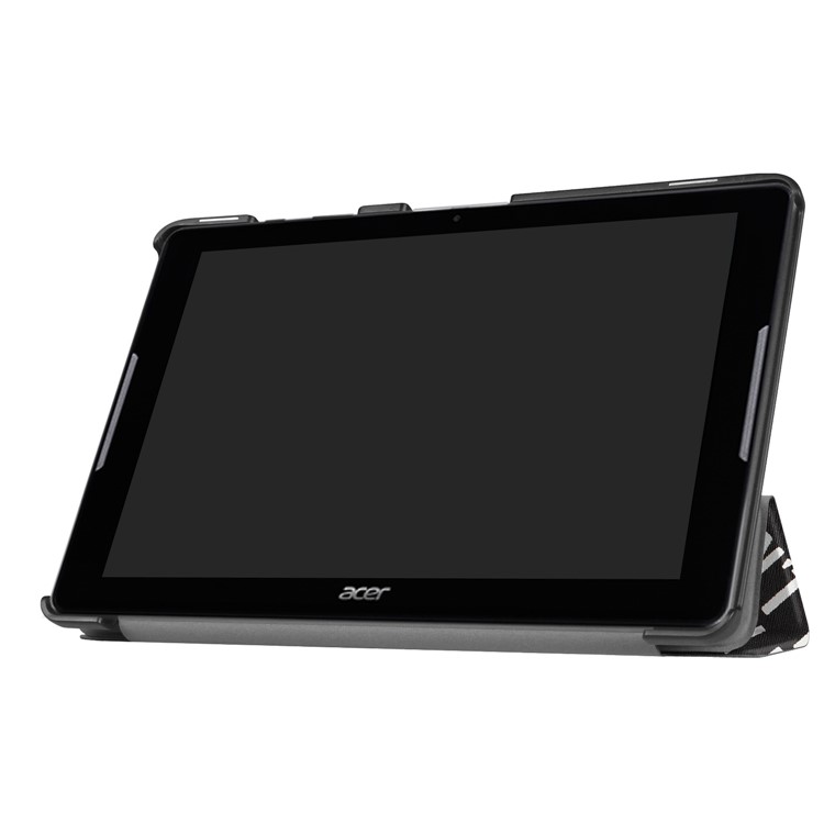 Patterned Leather Tri-fold Flip Cover for Acer Iconia One 10 B3-A30 - Do Not Touch My Pad-6