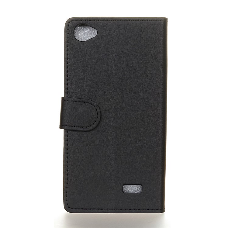 Magnetic PU Leather Stand Wallet Casing for Acer Liquid Z6E - Black-2