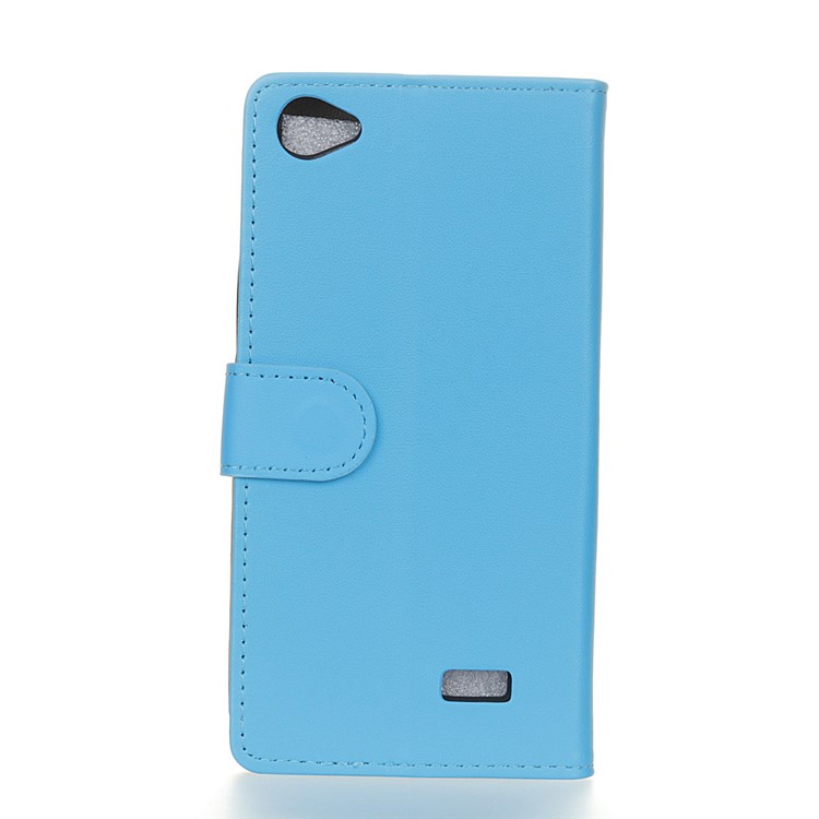 Magnetic PU Leather Stand Wallet Cell Phone Case for Acer Liquid Z6E - Blue-2