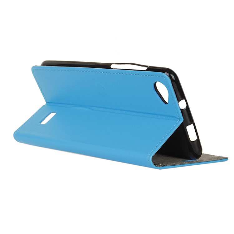 Magnetic PU Leather Stand Wallet Cell Phone Case for Acer Liquid Z6E - Blue-5