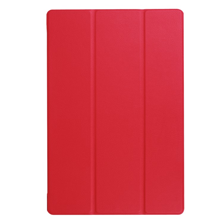 Tri-fold Leather Stand Protector Case for Acer Iconia One 10 B3-A40 - Red-2