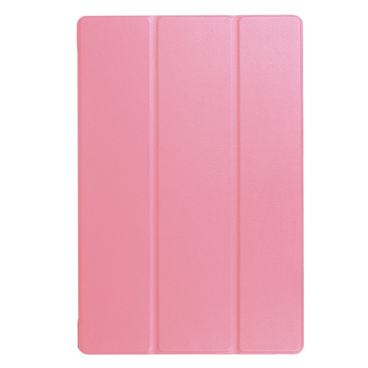 For Acer Iconia One 10 B3-A40 Tri-fold Leather Stand Shell Protector - Pink-2