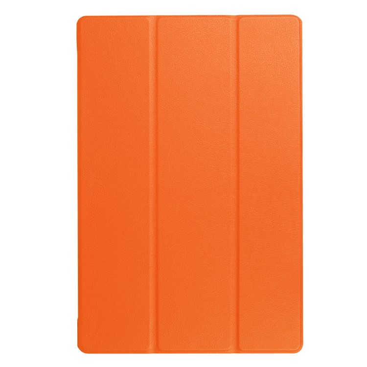 For Acer Iconia One 10 B3-A40 Tri-fold Leather Stand Casing - Orange-2
