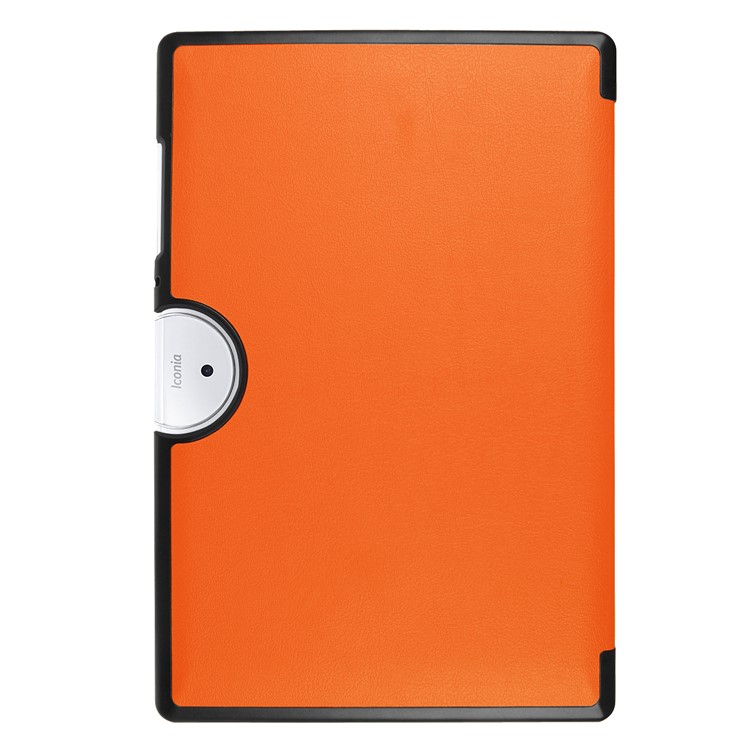For Acer Iconia One 10 B3-A40 Tri-fold Leather Stand Casing - Orange-3