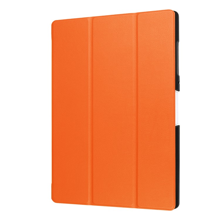 For Acer Iconia One 10 B3-A40 Tri-fold Leather Stand Casing - Orange-7