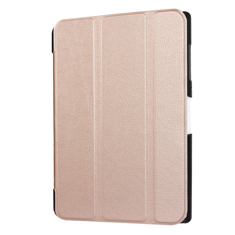 For Acer Iconia One 10 B3-A40 Tri-fold Leather Stand Cover Protector - Rose Gold-7