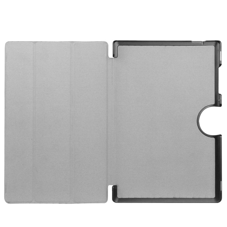 Tri-fold Leather Stand Case Protector for Acer Iconia One 10 B3-A40 - Purple-8