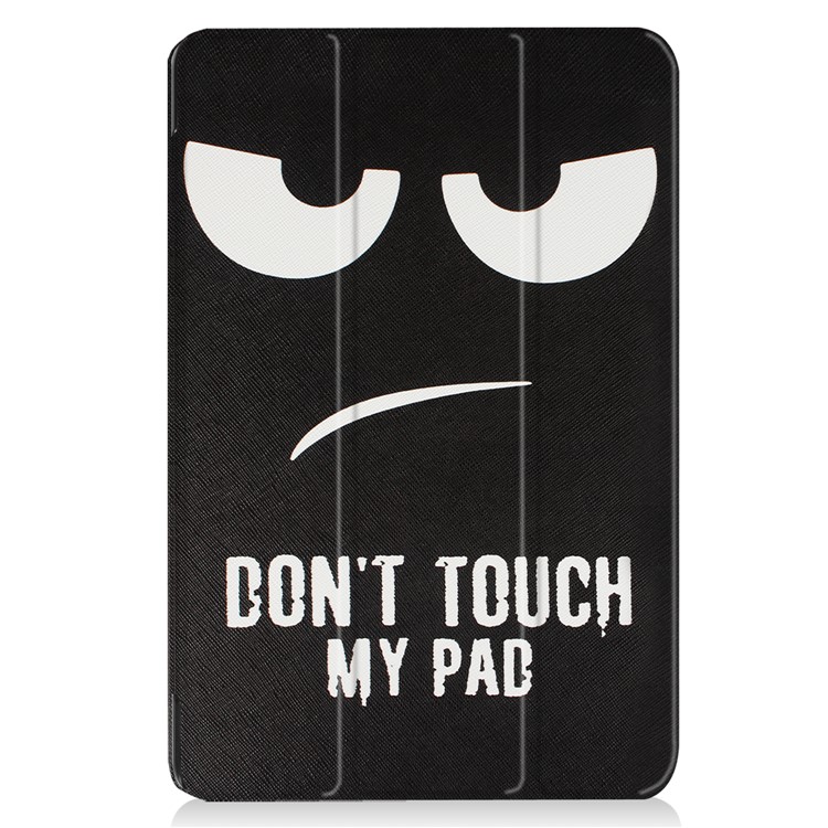 Tri-fold Stand Leather Patterned Cover for Acer Iconia One 10 B3-A40 - Do Not Touch My Pad-2