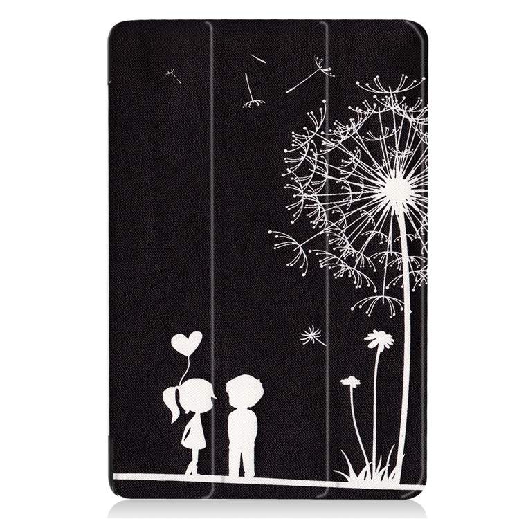 For Acer Iconia One 10 B3-A40 Tri-fold Stand Leather Patterned Tablet Shell - Dandelion-2