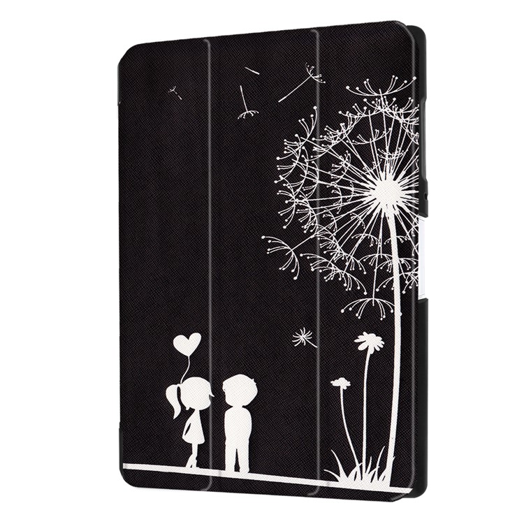 For Acer Iconia One 10 B3-A40 Tri-fold Stand Leather Patterned Tablet Shell - Dandelion-7