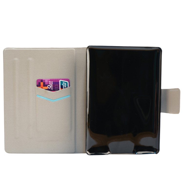 Duftender Kartenschlitz Smart Ledertasche Für Amazon Kindle Paperwhite 2 Mit Ständer - Blume Und Eiffelturm-6
