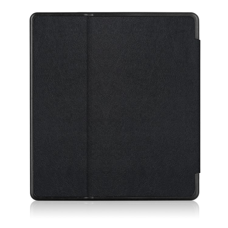 Folio Smart Leather Case for Amazon Kindle Oasis 7-inch (2017) - Black-3