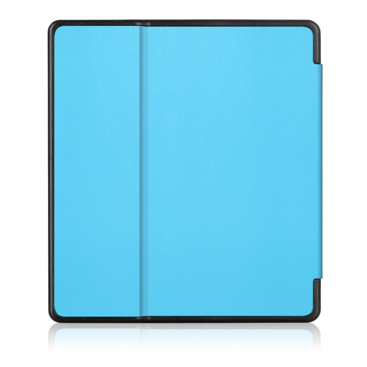 Folio Smart Leather Protective Case for Amazon Kindle Oasis 7-inch (2017) - Baby Blue-3