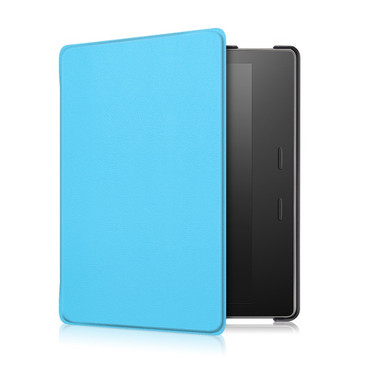 Folio Smart Leather Protective Case for Amazon Kindle Oasis 7-inch (2017) - Baby Blue-4