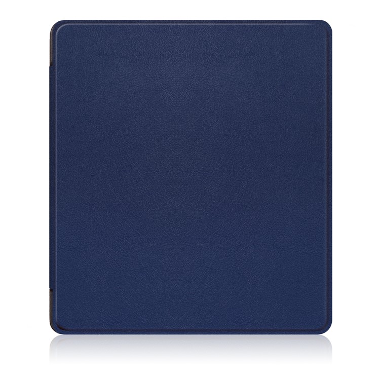 Folio Smart Leather Cover Protector for Amazon Kindle Oasis 7-inch (2017) - Dark Blue-2