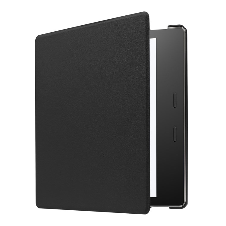 Folio Leather Case for Amazon Kindle Oasis 7-inch (2017) - Black-5