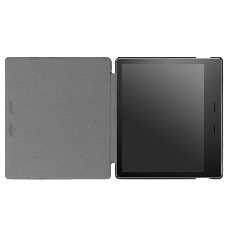 Folio Leather Case for Amazon Kindle Oasis 7-inch (2017) - Black-7