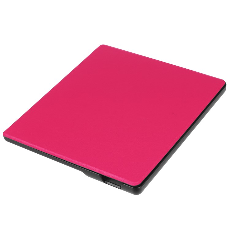 Folio Leather Casing for Amazon Kindle Oasis 7-inch (2017) - Rose-4