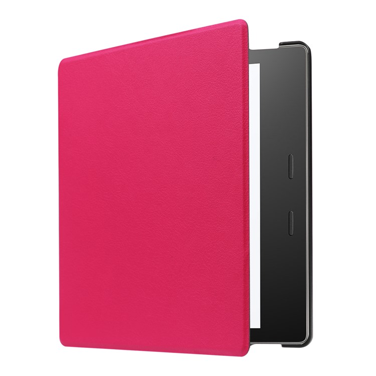 Folio Leather Casing for Amazon Kindle Oasis 7-inch (2017) - Rose-5