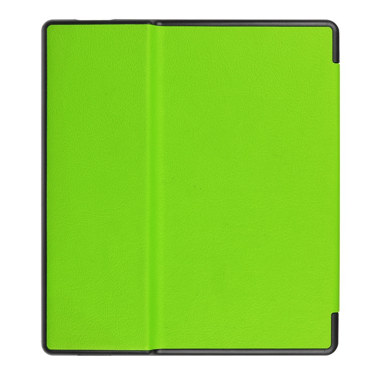 Folio Leather Accessory Case for Amazon Kindle Oasis 7-inch (2017) - Green-3