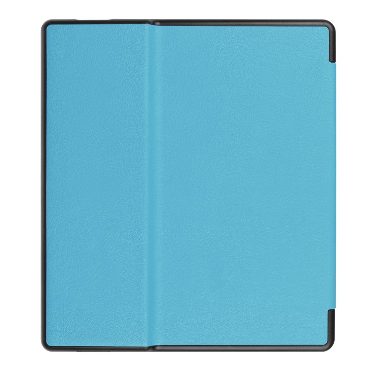 Folio Leather Protection Case for Amazon Kindle Oasis 7-inch (2017) - Baby Blue-3